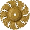 Ekena Millwork Needham Ceiling Medallion (Fits Canopies up to 4 1/4"), 14 5/8"OD x 2 1/4"P, Iridescent Gold CM14NEIGS - alternate 1